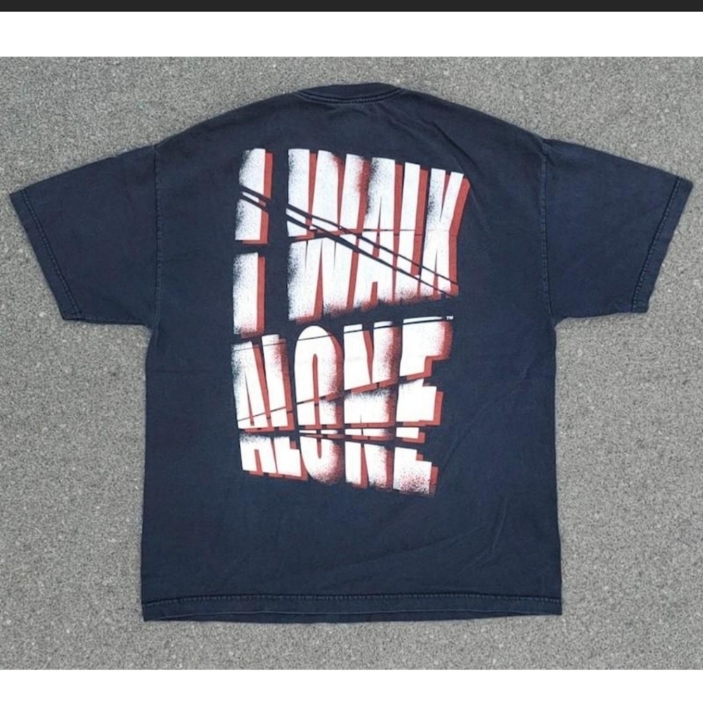 Vtg 2007 WWE Batista I Walk Alone T-Shirt XL Double Sided Graphic Y2K Wrestling - Picture 2 of 5